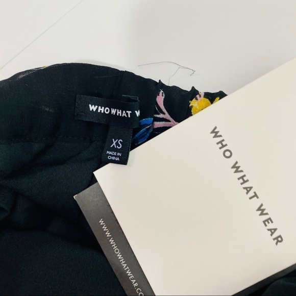 Who What Wear Sz XS Floral Halter Maxi Dress - Picture 7 of 8